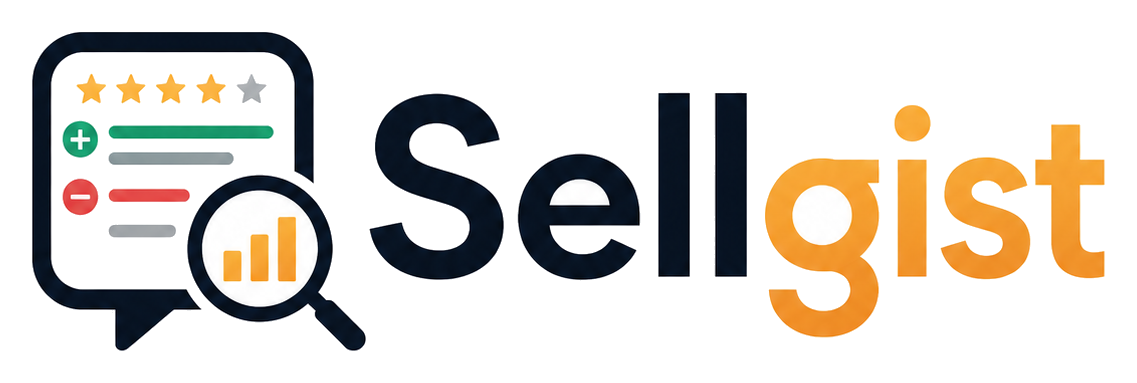 Sellgist – Amazon Review Analyzer